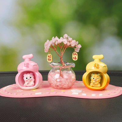 Car ornaments Pixiu Car Ornament Creative - gourd-pixiu-ornaments-adpink-money-treegood-things-happen-pad