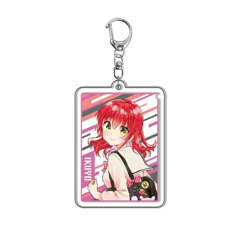 Acrylic Anime Keychain (Fujishada Liang) 5.5 cm, Rectangular Character Pendant