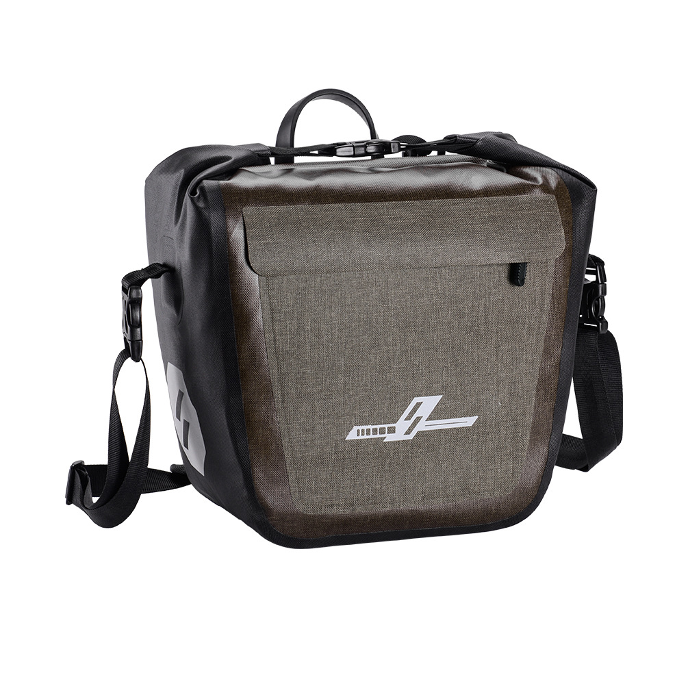 Neutral bicycle rear shelf fully waterproof backpack single-sided frame bag, long-distance mountain bike bag_voghion.com