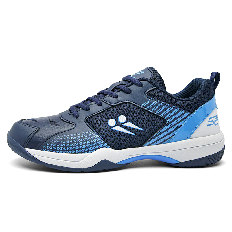 Nuevos zapatos de bádminton de malla transpirables profesionales para hombres y mujeres zapatos de entrenamiento anti-impacto transpirables zapatos deportivos antideslizantes resistentes al desgaste
