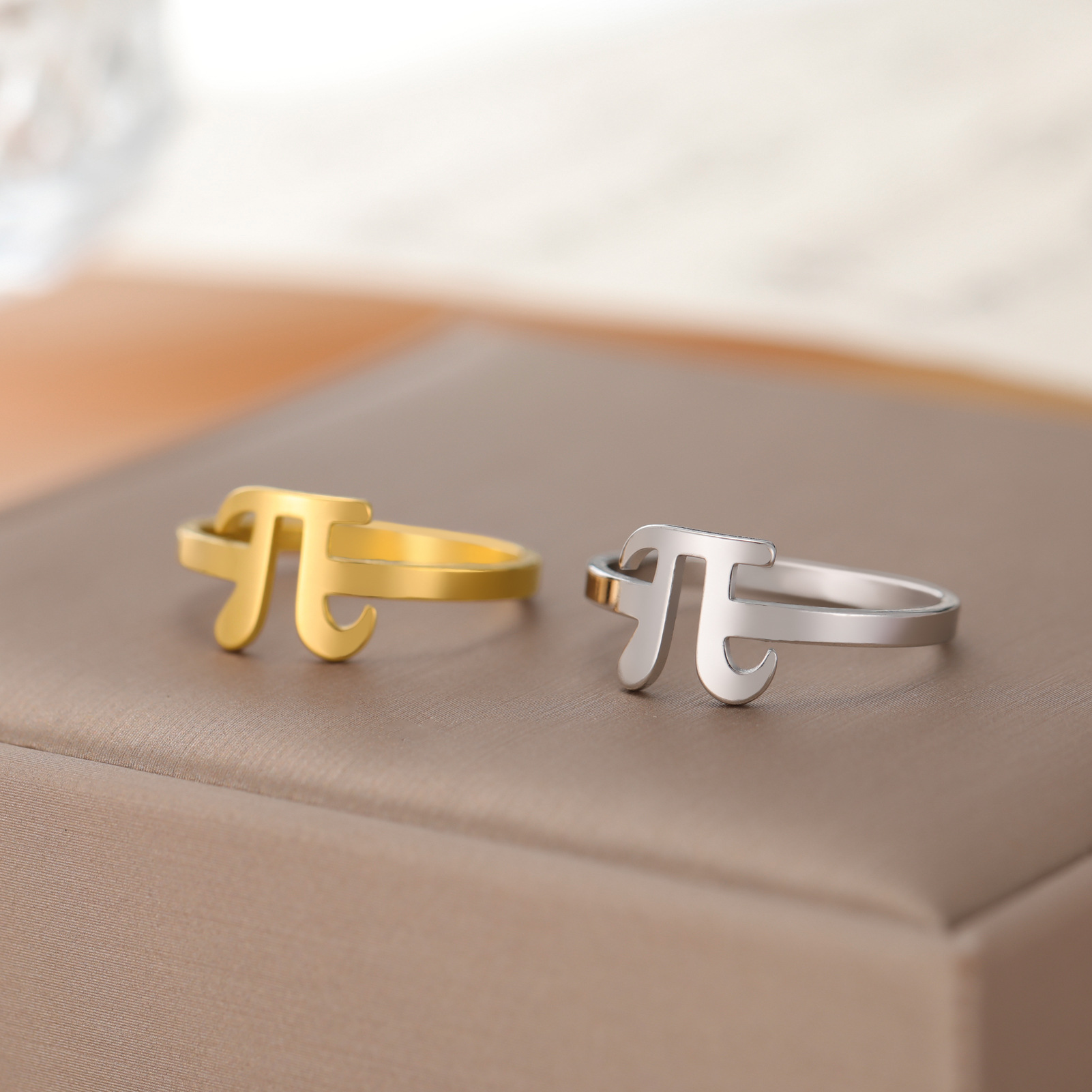 one size fashionable ring for teaching maths stainless steel