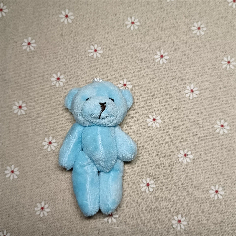 Plush Bag Charm, Handmade 8 cm Bear/Rabbit Accessory, Soft Plush Keychain, Random Color