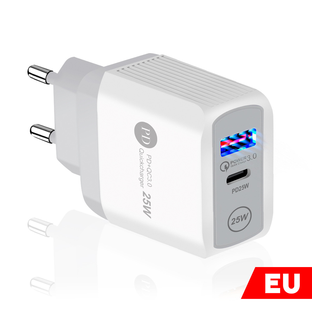 PD25W Handy-Ladegerät 5V5A Schnellladekopf-Typ-C-Adapter nach britischem Standard_voghion.com