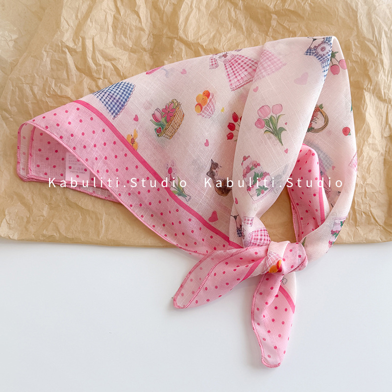 레이디 하우스 58 이미테이션 린넨 핑크 프레임