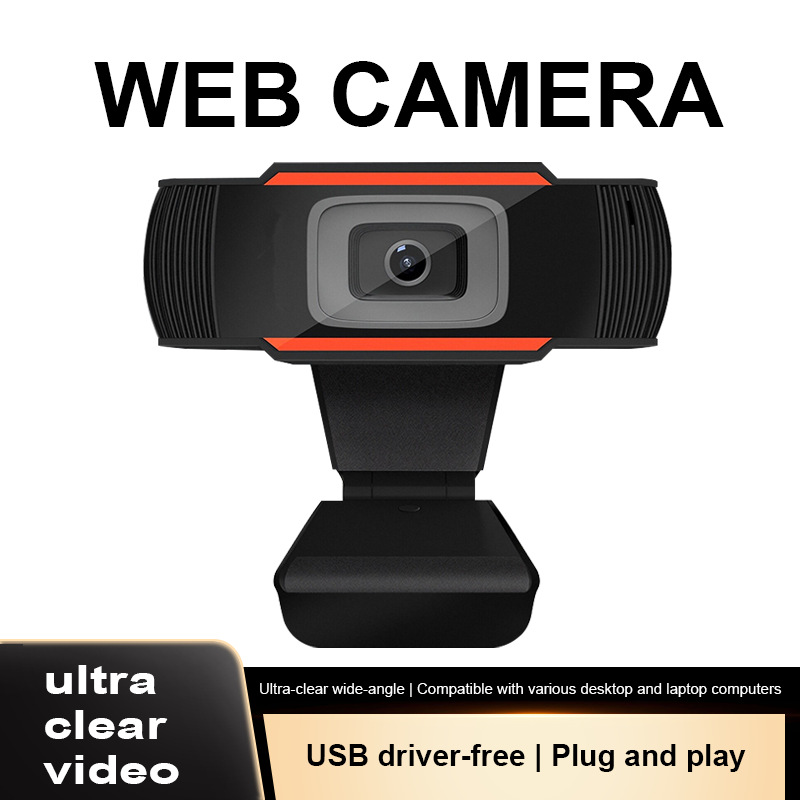 Inventario transfronterizo de fábrica directa cámara de escritorio de alta definición portátil externa USB cámara web