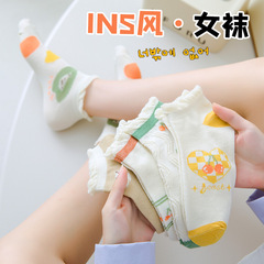 New summer socks for women Korean style cute style mesh breathable boat socks ins lace cute girls socks wholesale