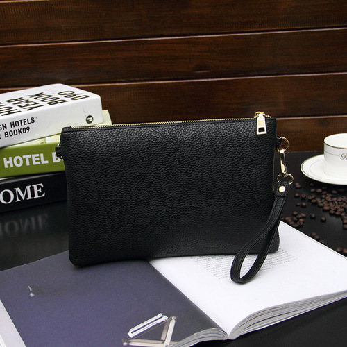 Men's  New Style Bag Korean Trendy Handbag Simple Color Collision Shoulder and Crossbody Bag for Women Small Backpack Wallet