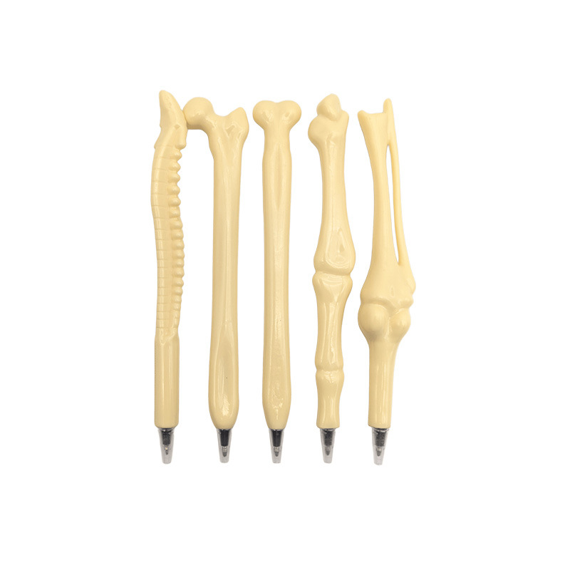 dibujos animados forma de hueso bolígrafo creativo papelería personalidad bolígrafo para estudiantes primarios bolígrafo regalo al por mayor