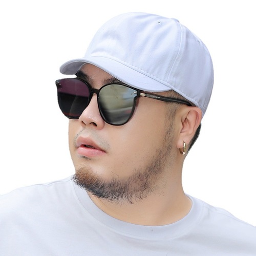 Short brim hat men's summer duckbill cap trendy brand sun protection casual breathable new men's sunshade baseball cap