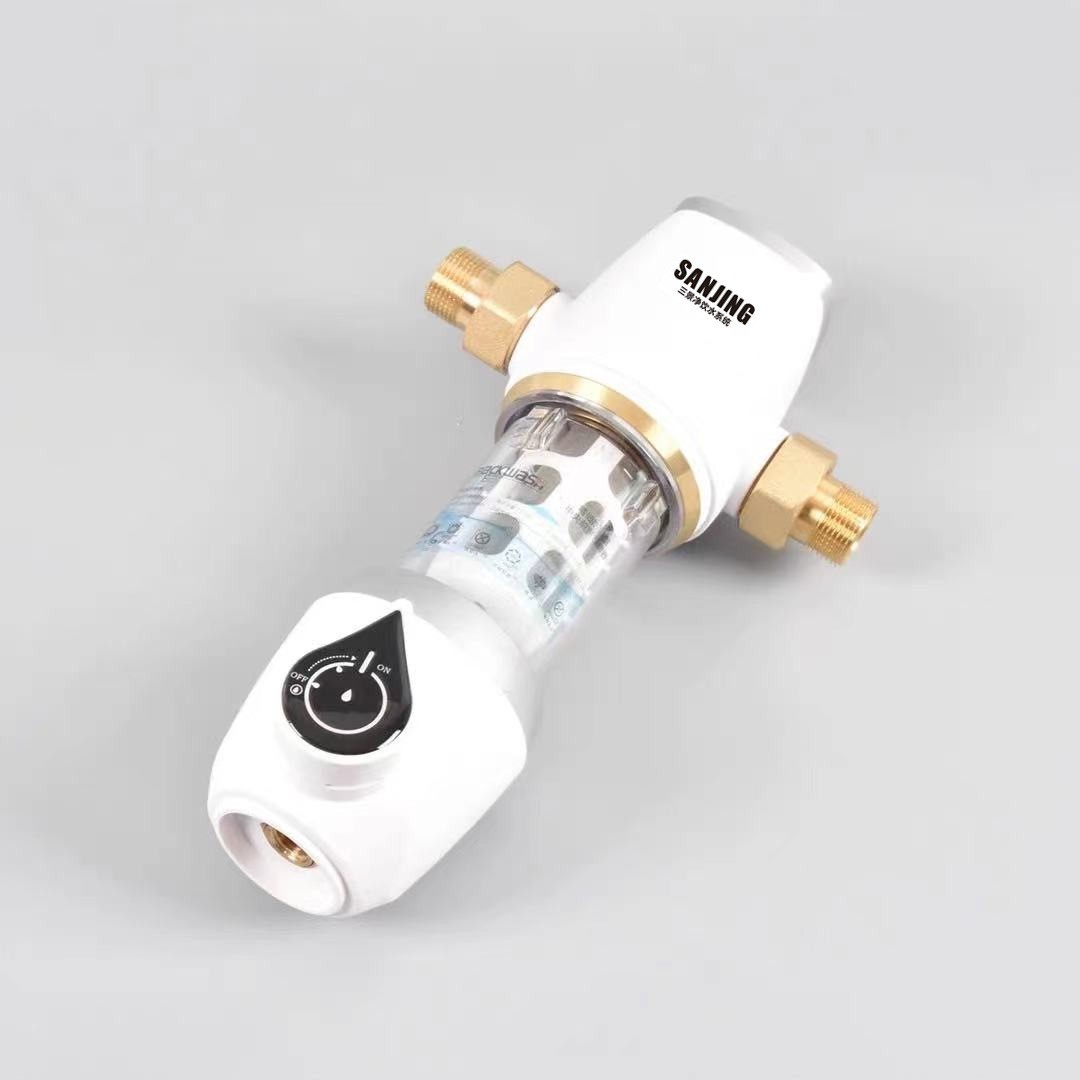 Core-LIBRE TODA LA CASA purificación de la casa de lavado de cobre cabeza purificador de agua del hogar Filtro frontal 6 puntos PPR