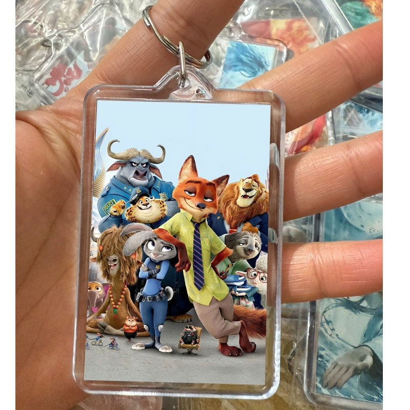 Аcrylic keychain, photo, creative backpack handmade, pendant, DIY
