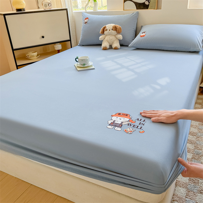 Colcha de algodón puro Colchón de algodón de una sola pieza Cubierta protectora Dormitorio de estudiantes Cama individual con todo incluido Cama individual 2025 Nuevo