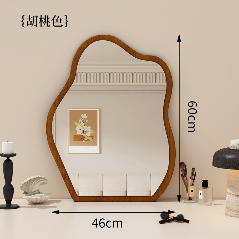 Espejo decorativo retro espejo de maquillaje medieval espejo de vestir espejo de vestir sala de estar se puede colgar en la pared espejo de escritorio espejo de vestir espejo