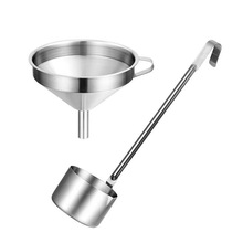 不锈钢漏斗 加厚油漏酒漏 家用厨房小工具可配套酒吊子酒提打酒器
