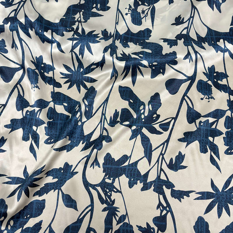 19mm silk plain crepe satin printed mulberry silk digital printing…