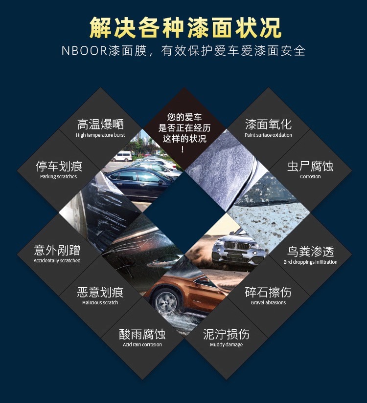 Xp-Noi Tpu Invisible Car Wrap Full Vehicle Paint Protection Film Anti-Scratch No Residue Ppf Transparent Car Protective Film
