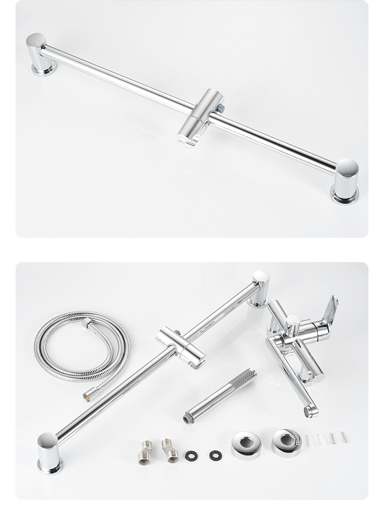 Wholesale of multi-functional and simple shower faucets, bathtub shower heads, spray guns, and cold and hot water faucets for women undefined