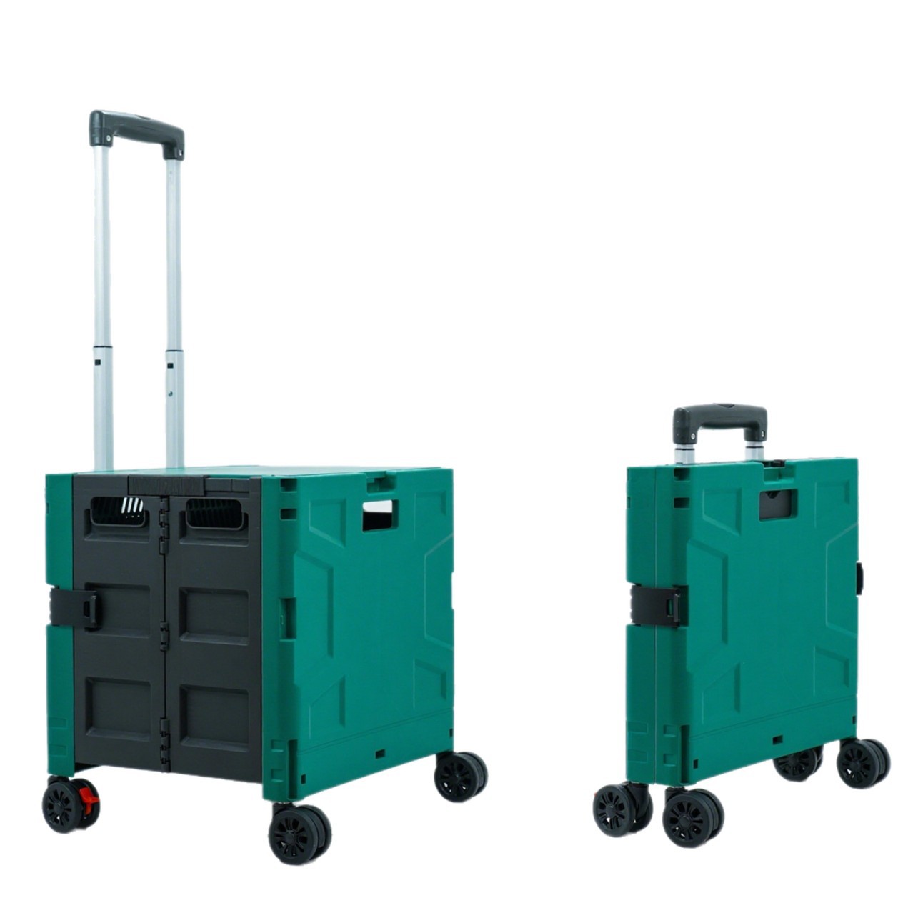 Compra de verduras pequeño carrito de tracción del carrito popularidad doméstica expreso carrito de compras carrito plegable personalizado al por mayor