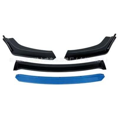 Front Splitter Corner Wrap, Other Car Modifications - bright-black-blue