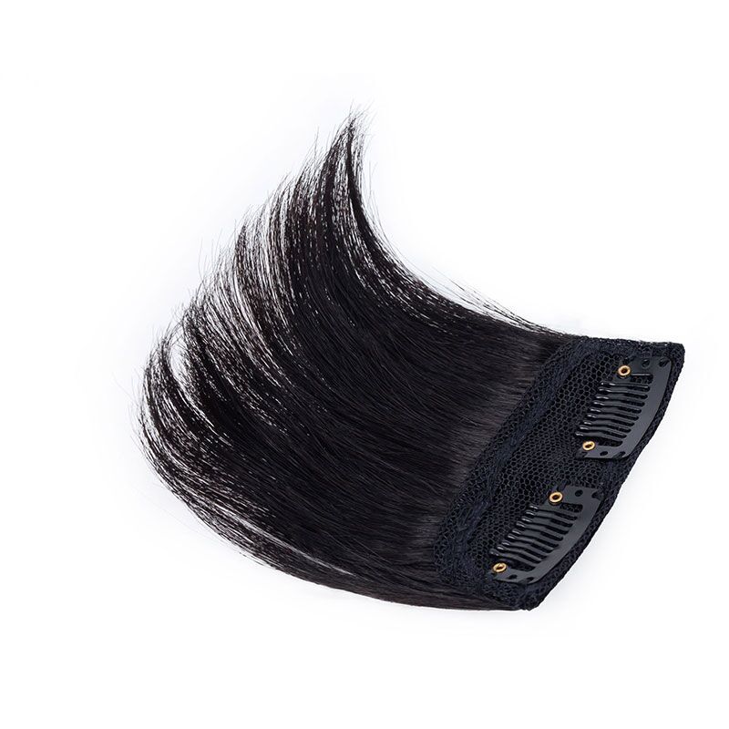 Peluca pad pelo raíz de una pieza invisible inconsútil pad pelo pieza dos lados engrosamiento pelo aumento volumen esponjoso cabeza pelo reemplazo pieza