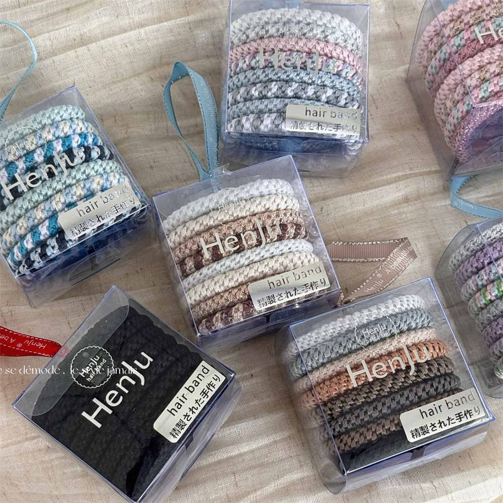 Base woven elastic hair rope