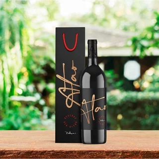 定制红酒白酒礼盒卡片纸烫金贺卡酒标白卡手提袋套装定制酒盒