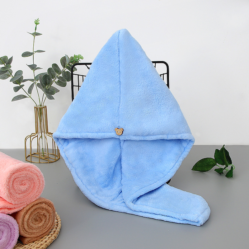 Princesa gorro de secado de cabello súper absorbente bolso de mujer pañuelo de cabeza Pelo Largo gorro de ducha champú de secado rápido Toalla de secado de cabello engrosada Toalla de pelo