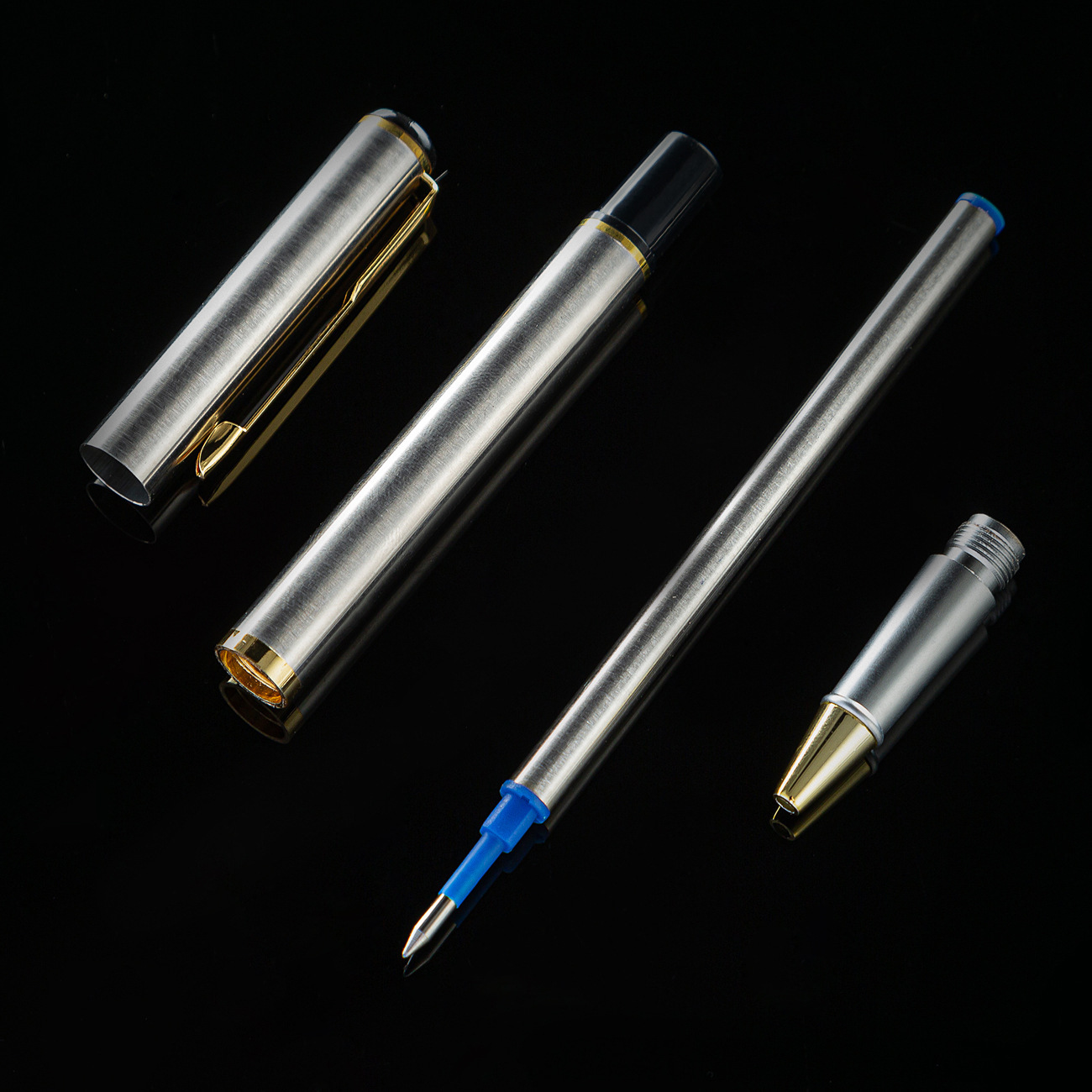 Pluma de firma de metal comercial mayorista regalos de oficina bolígrafo logotipo publicitario bolígrafo suministro spot