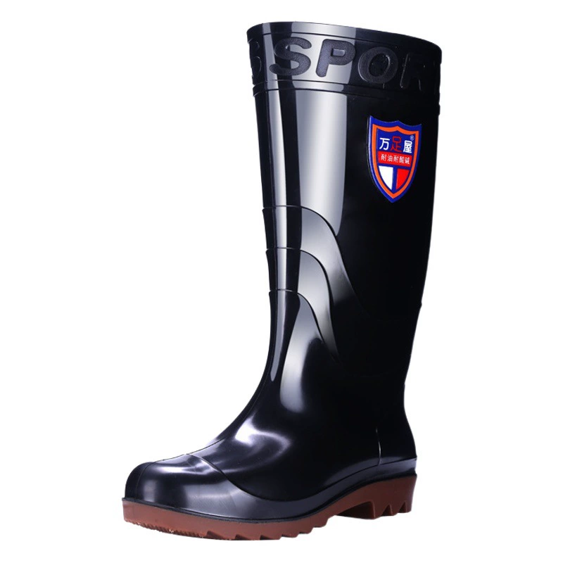 Прямые поставки с фабрики, оптовая продажа, защита труда, дождевые сапоги, Водная обувь, мужские и женские водонепроницаемые Нескользящие дно из говяжьего сухожилия, высокая трубка, низкая трубка