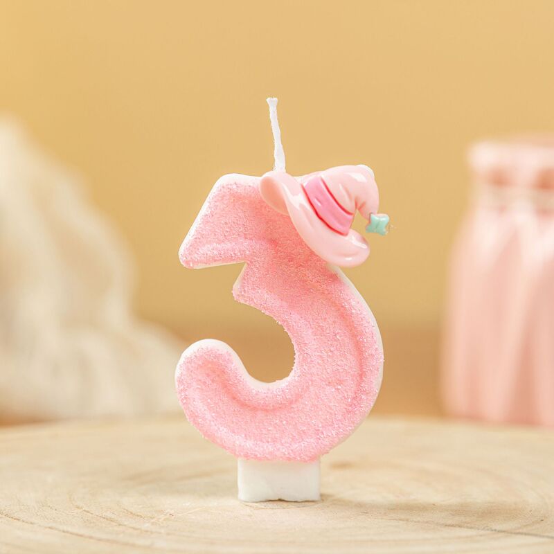 国境を越えた電子商取引デジタル誕生日ロマンチックなギフトキャンドルソイワックスピンク魔女帽子Amazon AliExpress限定|undefined