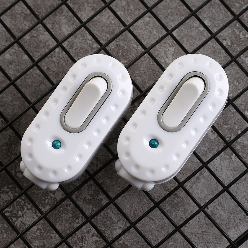 厂家批发白色船型床头开关单出线孔按钮翘板开关 845