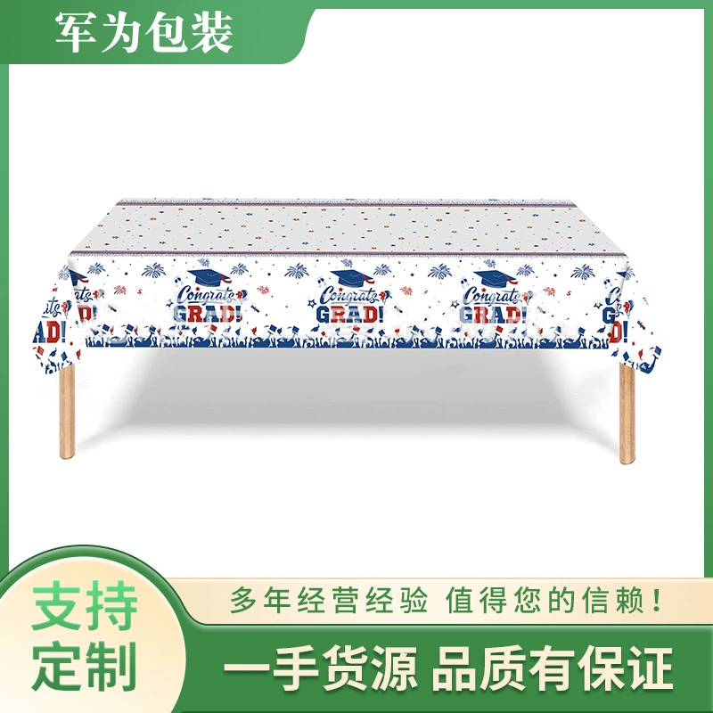 Амазонка трансграничный выпускной сезон водонепроницаемый маслостойкая тема на день рождения party одноразовые пластиковые pe скатерть для вечеринок