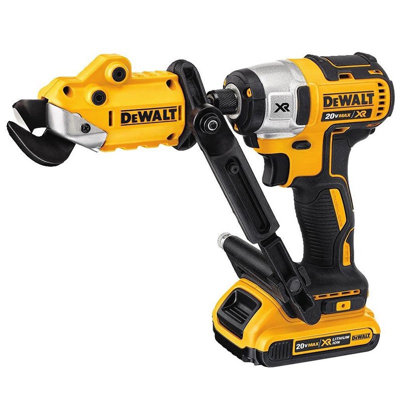 DEWALT DWASHRIR Impacto del lote de taladro eléctrico, tijeras eléctricas, tijeras de acero de color, tijeras de acero DCF8