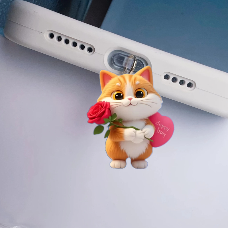 2025 新しいクロスボーダー携帯電話ダストプラグ充電ポートダストキャップクマダストプラグ、さまざまなスタイル|undefined