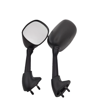 Cross-border motorcycle modified rearview mirror suitable for YZFR1 YZF-R1 04-06 sports car mirror large field of view mirror (Motorcycle rearview mirror) - black