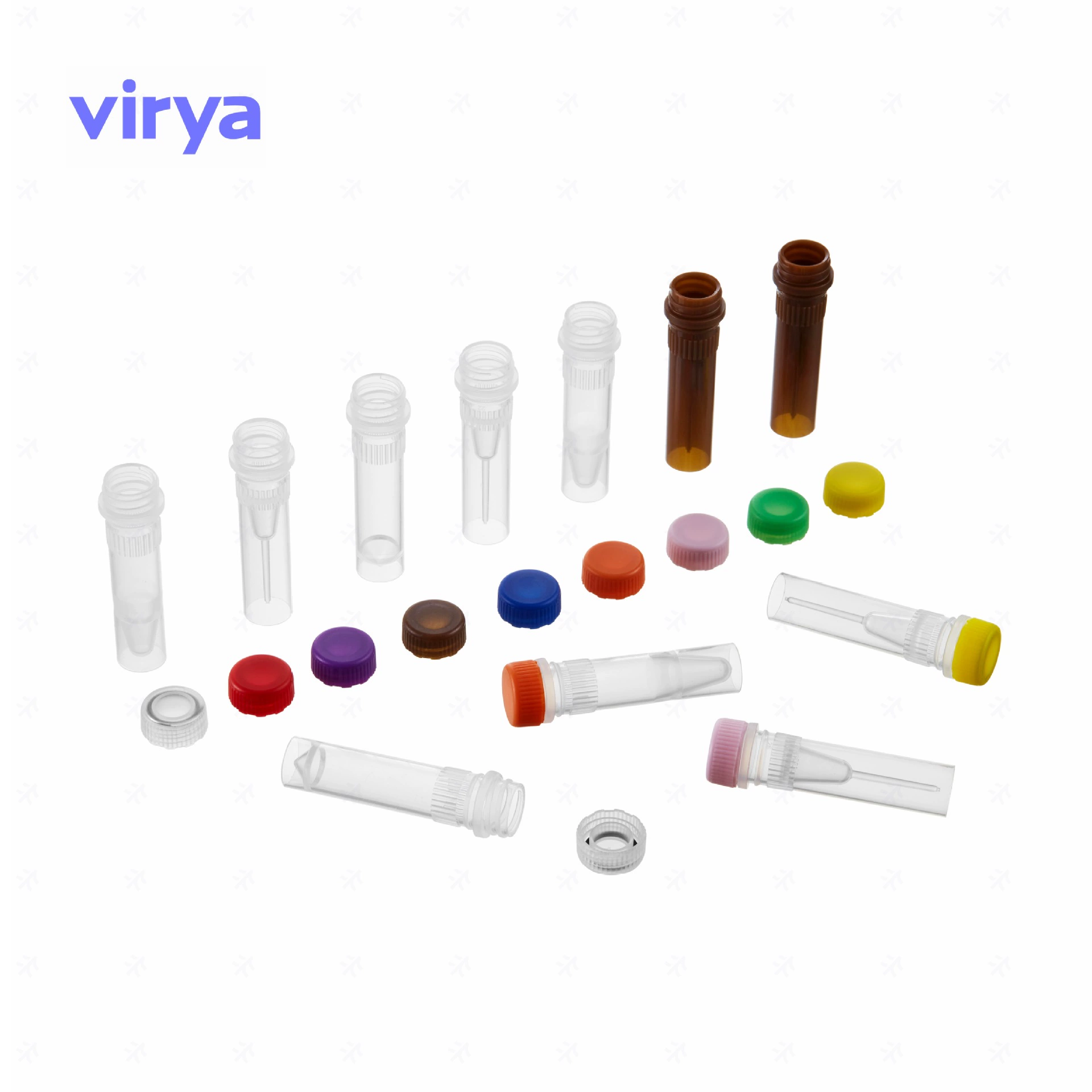 VIRYA2.0ml Прозрачный цвет Стоящий морозильная трубка Зеленая крышка трубы стерилизация без источника тепла Аэнзим 3622046