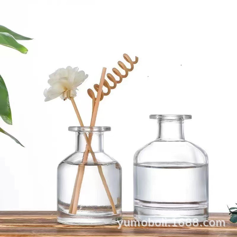 in stock 150mL Transparent Big Belly Aromatherapy Bottle Spray Color Silk Screen Ins Fashionable Simple Aromatherapy Empty Bottle Essential Oil Bottle