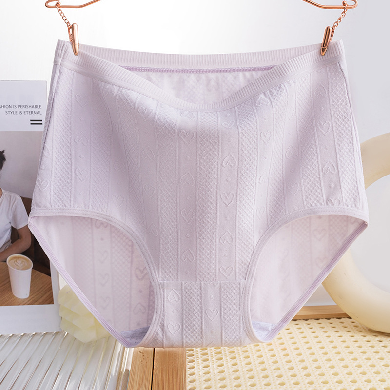Ropa interior cómoda y agradable para la piel de gran tamaño, entrepierna antibacteriana de algodón puro, cintura alta, abdomen, glúteos, mmm de grasa 200 kg, ropa interior de mujer ampliada