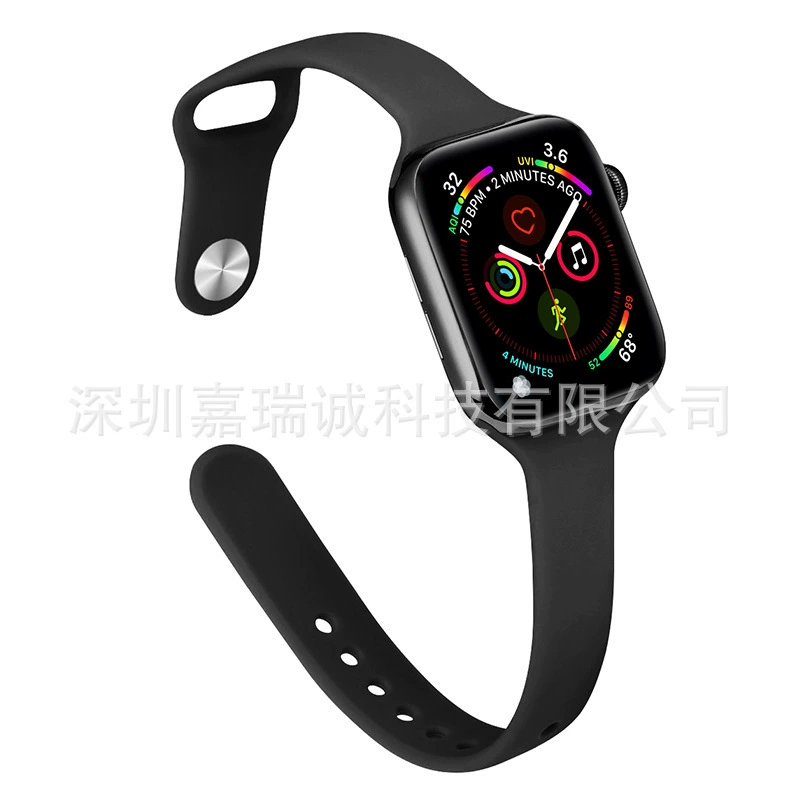 Универсальный силиконовый ремешок для часов Apple, для контроля веса