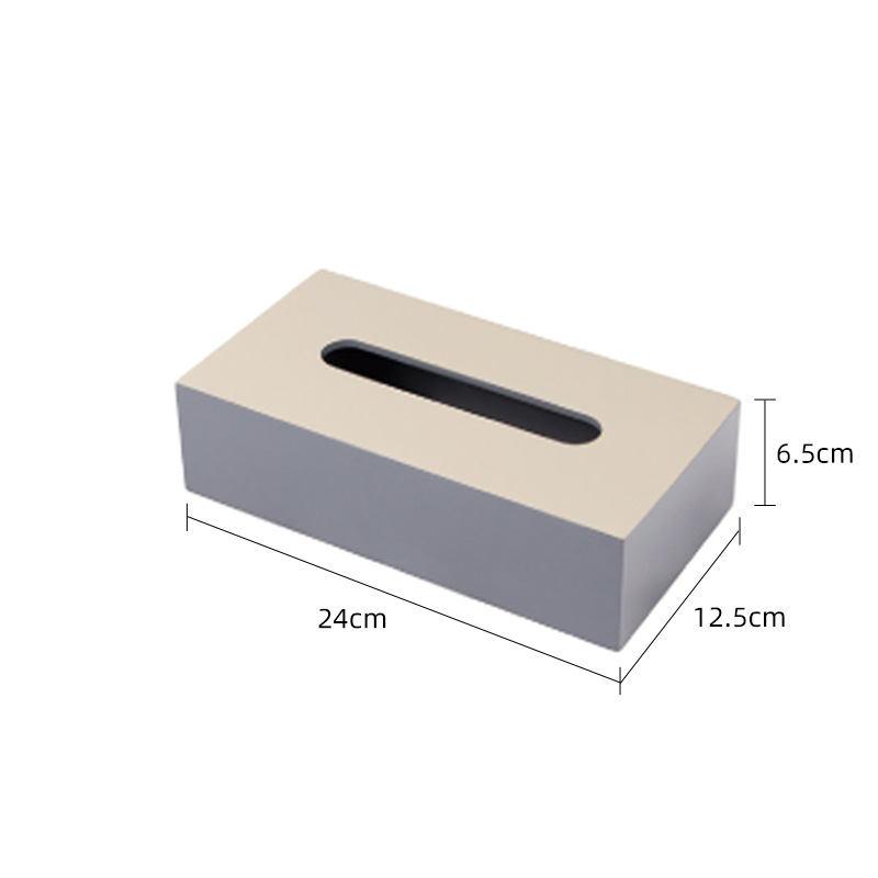 Caja de consumo de hotel de cinco estrellas caja de producto de resina bandeja de habitación traje suministros de hotel caja de pañuelos LOGO