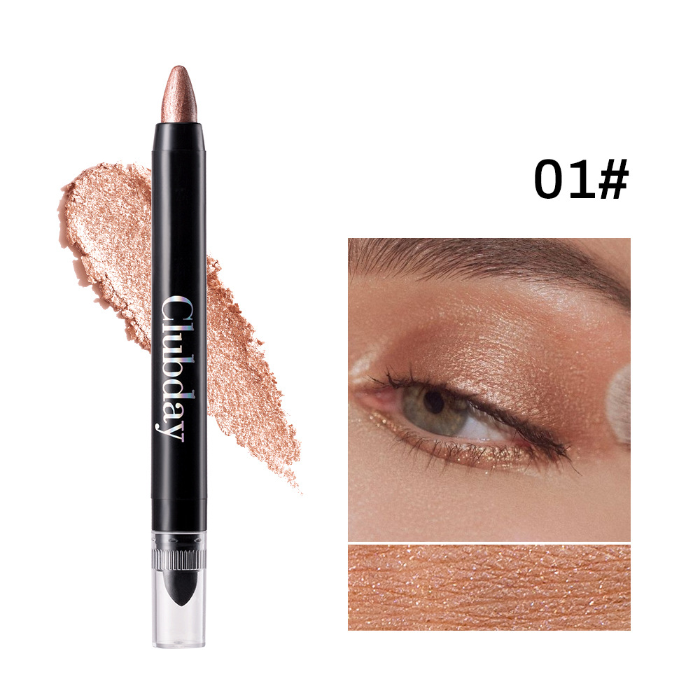 Cross-border bestseller Eye shadow stick, pearlescent eye shadow pen, high-gloss brightening, non-smudging eye makeup set Eye Shadow undefined