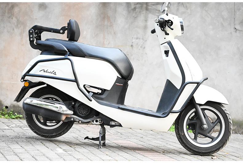 Applicable to NS125LA folding backrest driver backrest passenger backrest telescopic motorcycle folding backrest modification
