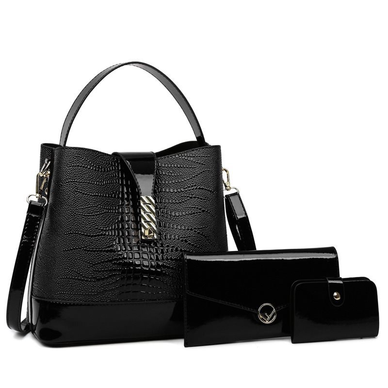 (2개) 국경 간 패션 어깨 가방 2023 새로운 도착 휴대용 크로스 바디 대용량 가방 버킷 가방 여성 유행 여성 가방