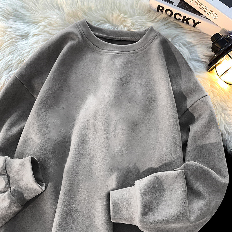 Маленький замшевый свитер мелкий хаки