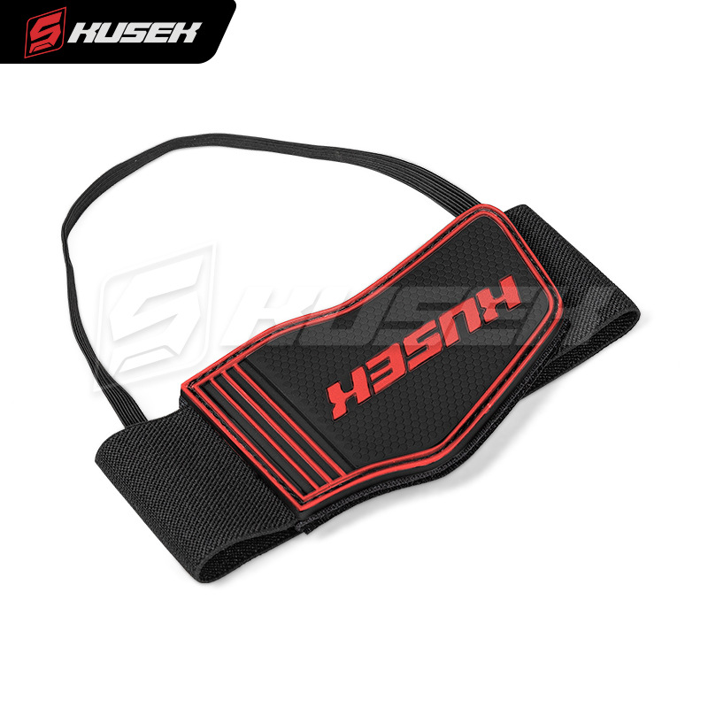 KUSEK cubierta del zapato del engranaje de la motocicleta cubierta del pie cubierta de la palanca de engranajes cubierta protectora negro