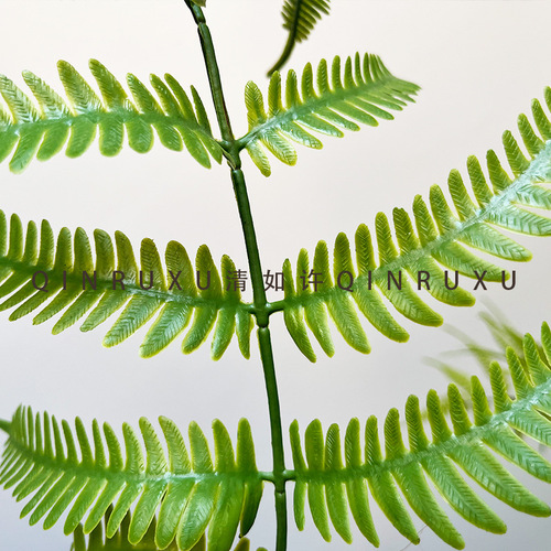 Simulated Monkey Head Fern Golden Hair Dog Fern Persian False Cypress Indoor Floor Plant Luxury Accent Piece Window Fake Plant Pot