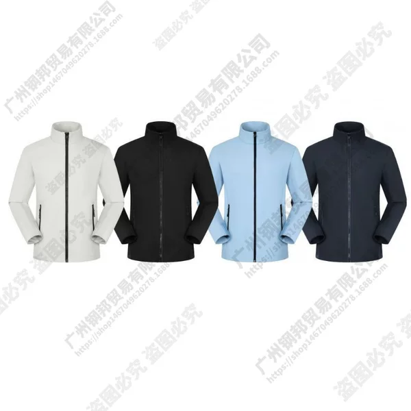 Spring and Autumn Collar Casual Single Layer Rush Clothes for Men and Women Outdoor Windproof Loose Coat Coat Mountaineering Jacket with Logo Printing