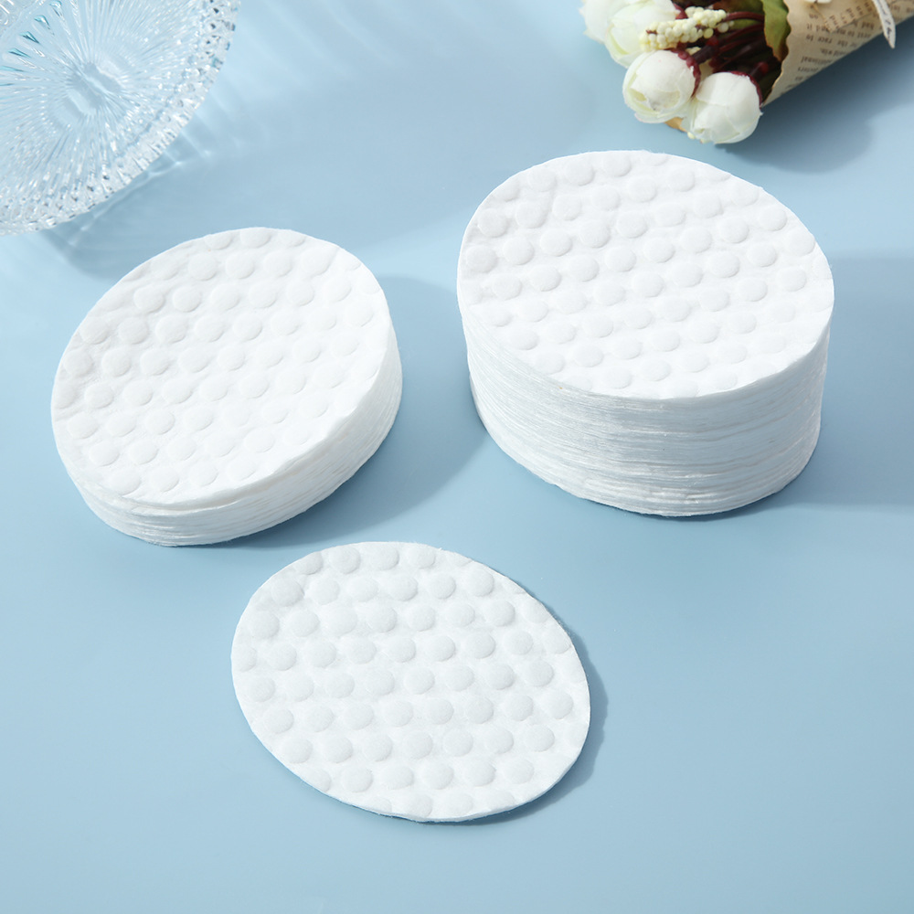 Algodón transfronterizo espeso ácido salicílico húmedo aplicación de algodón cosmético rebanada de algodón perla redonda desmaquillaje limpio rebanada de algodón cosmético