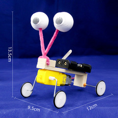 Science and technology production DIY reptile robot science experiment stem primary school children's handmade science and education cutting-edge materials