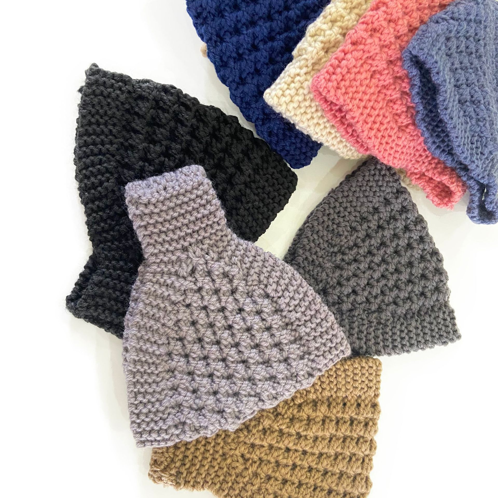 Directo de fábrica en línea Venta caliente estilo étnico de lana de ala ancha de punto banda de pelo caliente diadema joyería transfronteriza